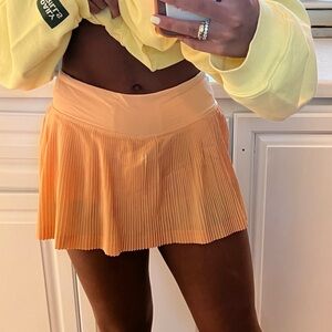 Lululemon Peach Pleat to Street Skirt